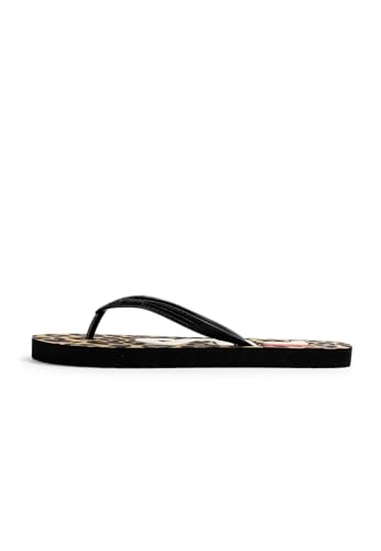 FILA Femme Troy Prt Slipper WMN Tongues, Léopard, 39 EU