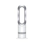 Dyson Hot+Cool Jet Focus AM09 Fan Heater 2-in-1, heats and cools with strong airflow (White/Silver)