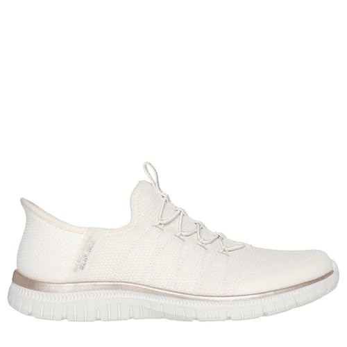 Skechers Virtue Glow   Tenis para Mujer, Color Natural, Talla 8