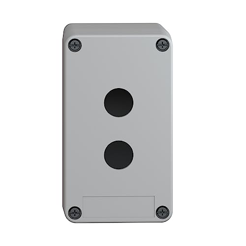 Boîtier plastique vide 2 trous boîtier de commande interrupteur et bouton - 6