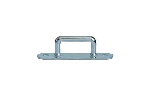 Produktbild von Lakeikrampen / Riemenbügel – 25mm Gurtbreite, Stahl Verzinkt, 25 Stück, Lochabstand 51mm, Für Zurrgurte