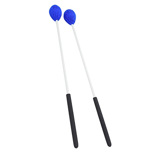 2Pcs S Blue Wool Fiberglass Handles Fine Touch Stable for Percussion WA09 Sticks Blue Sticks Set Drumsticks Glass Fiber Handles miniatura 4