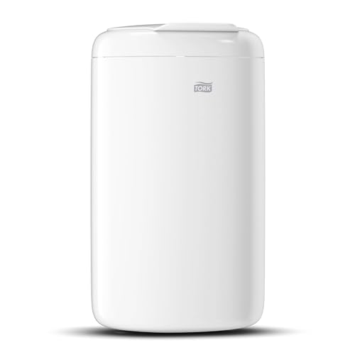 Tork 564000 Poubelle Mini en plastique 5L / poubelle de salle de bain B3 - Design Elevation - Blanc