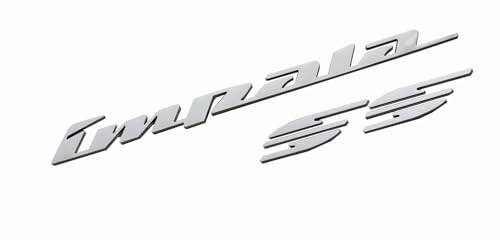 Image of Pair Set 1994-1996 Impala Ss Emblems Rear Quarter Panel 3D Letter Badge Car Nameplate Replacement for Impala (Chrome)