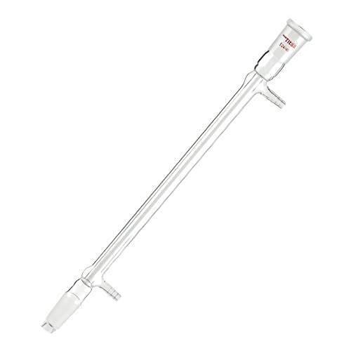 SHAUSE Liebig Condenser Liebig Reflux Column with 24/40 Joint 300mm Jacket Length Lab Glassware