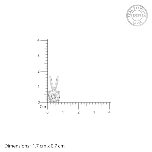 GIVA 925 Anushka Sharma Silver Zircon Pendant with Link Chain | Necklace to Gift Women & Girls | With Certificate of Authenticity and 925 Stamp | 6... - Image 7