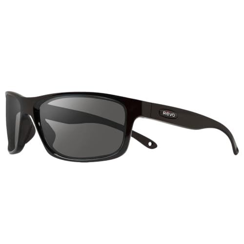 Image of Revo Sunglasses Harness: Polarized Lens with Rectangle Sport Wrap Frame