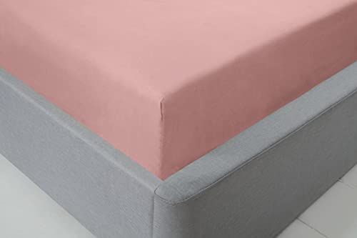 Emma Barclay Lyla Fitted Sheet in Blush Pink - Single - Image 4