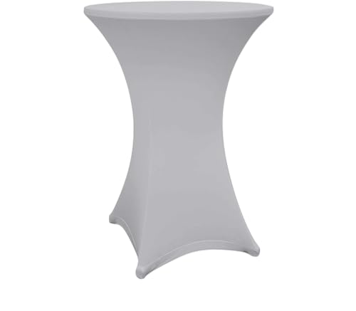 Housse de table haute pour reception et deco de buffet de jardin x5