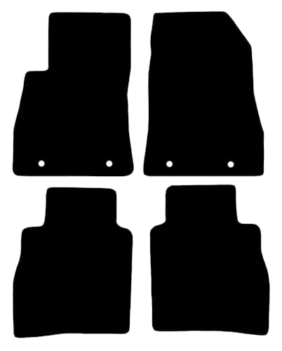 Auto Mat Store Custom Fit 4 Piece Carpet Floor Mats Compatible with 2013-2017 Nissan Sentra - Black