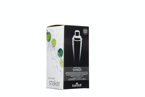 Coctelera de acero de 500 ml KitchenCraft BarCraft para mezclar bebidas sin derrames 7