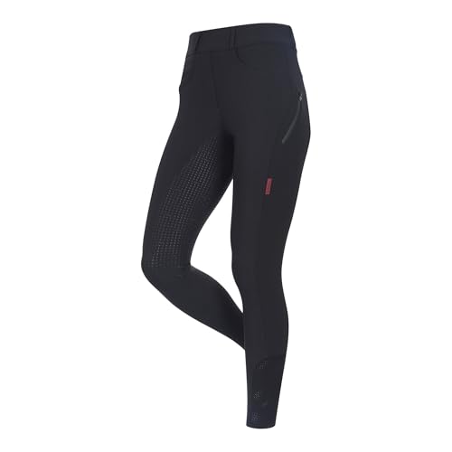LeMieux Amy - Breggings de silicona para mujer, color negro, Negro, 40