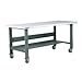 Stackbin Corporation Stackbin Workbench, 3512 Series, ESD Square Edge, 72"W X 36"D, Black