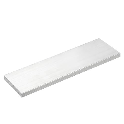 uxcell Square Aluminum Flat Bar, 9/16" Thick 3" Width 10" Length Square Aluminum Bar 6061 Aluminum Flat Plate, 15 x 75 x 254mm T6511 Solid New Mill Stock for Industrial Building