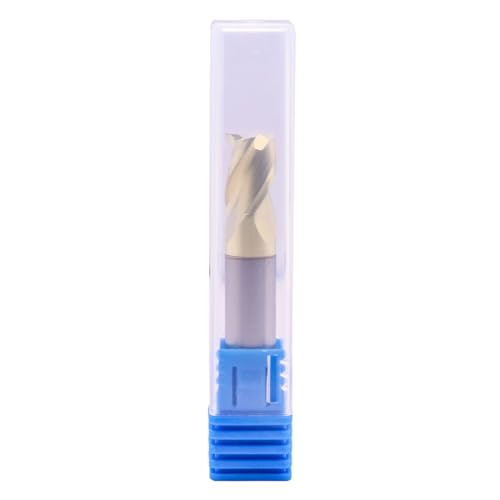 Image of 5 /16 inch Solid Carbide End Mill - ZrN Coated, 3 Flute, 37 Helix, 5 /16 inch Cutting Diameter, 5 /16 inch Shank Diameter, 7 /16 inch Length of Cut, 2 inch Overall Length for Milling Aluminum and Copper, Square End