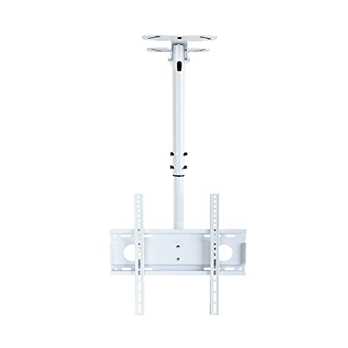Support TV de plafond inclinable et pivotant pour écran plat et incurvé de 32 à 58 pouces