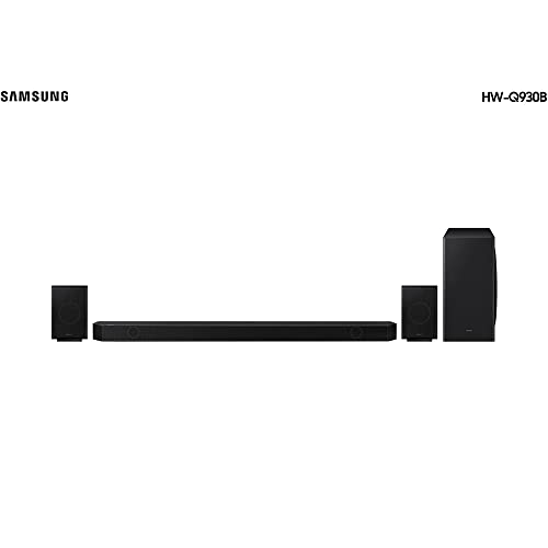 Soundbar Samsung HW-Q930B, com 9.1.4 canais, Dolby Atmos, Acoustic Beam, Sincronia Sonora e Alexa in