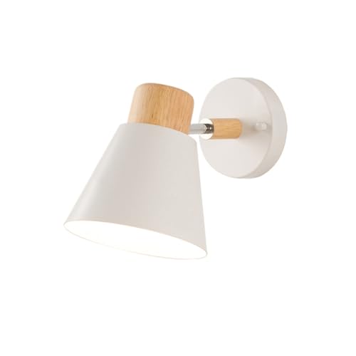 Applique moderne design en bois peint double tête E27 haut de gamme - 6