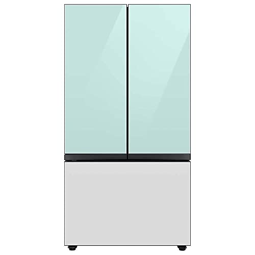 Samsung Morning Blue Glass Bespoke 3-Door French Door Refrigerator Top Panel #TOP2