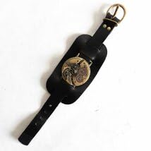 Amazon.co.jp: munoz vrandecicMACHINE BRACELET腕時計 レザー