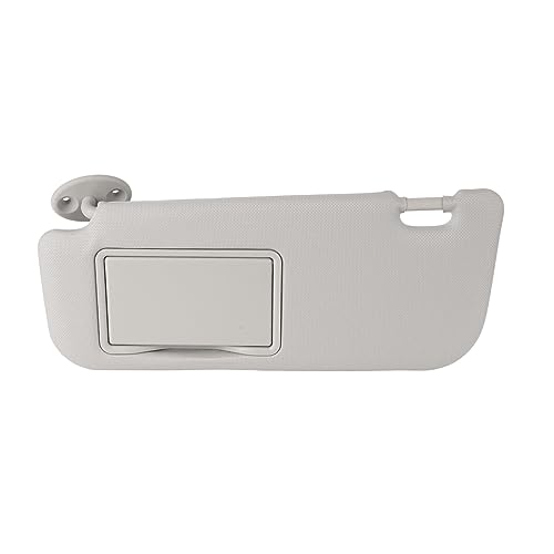 EIMSOAH Pare-Soleil de Voiture côté Conducteur Gauche, Pare-Soleil Gris avec Miroir de Courtoisie, PVC, 14,2x6x1,6 Pouces, Résistant aux, Réduit la Fatigue de Conduite – vue 3