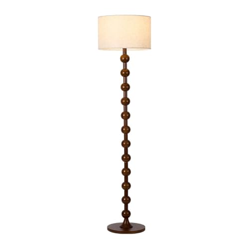 ULTRAWAVE Lámpara De Pie Lámpara de pie Retro francesa de gama alta, sala de estar, sofá, dormitorio, mesita de noche, taburete de suelo de madera maciza de estilo chino Lámpara De Pie(A)