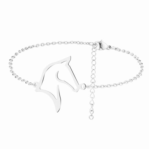 Juego de joyas caballo el regalo ideal de acero inoxidable 3