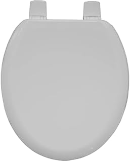 Bemis 5000ZAR492 Chicago Toilet Seat, Whisper Grey
