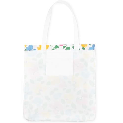 Image of kate spade new york Canvas Tote Bag for Women, Cute Tote Bag for Work or Teacher, Canvas Beach Bag, Book Tote with Pocket