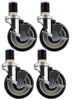 Casters for Stainless Steel Worktable - Set of 4