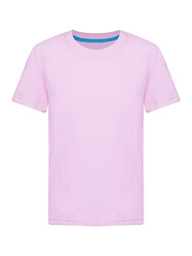 Aislor Kids Boys Girls Crewneck Short Sleeve T-Shirt School P.E Sports Fitness Running Top Undershirt Activewear