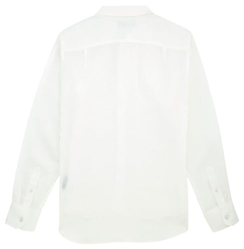 Men Linen Shirt Solid2