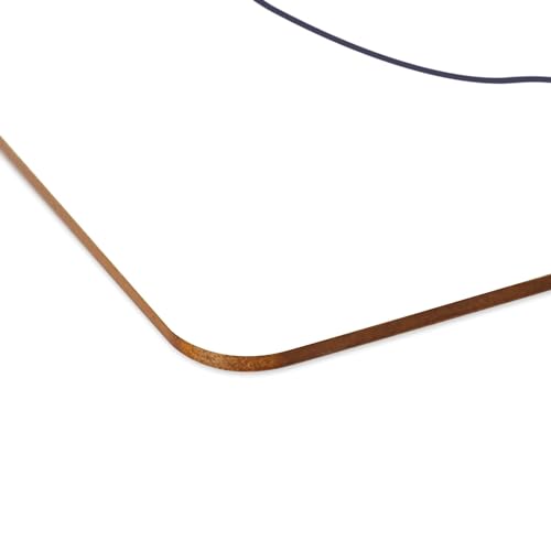 Napperons blancs au motif de kendama pour table en liège