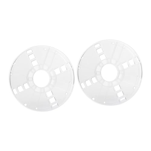 PLAFOPE 2pcs Plastic Spools 3d Printer Bobbins Hollow Design 1kg Capacity Replacement Reel for 3d Printer Accessories Co
