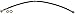 Dorman H621717 Front Passenger Side Brake Hydraulic Hose Compatible with Select Nissan Models