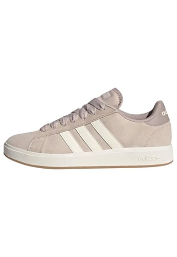 adidas Herren Grand Court Base 00s Shoes, Wonder Taupe/Off White/Grey, 45 1/3 EU