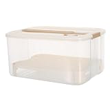 CIYODO Organizador de Vasos de Capa Soporte para Copas de Vino y Almacenamiento de Cristalería Caja Protectora Antipolvo para Bar y Cocina Organizador de Mesa para Reuniones Familiares