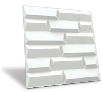 PremiumWallArts 3D Wall Panels I 3D Wall Tiles for Home Decor Office I Embossed and Paintable I White Butterfly I Panel Size 20