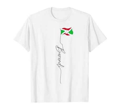 Drapeau du Burundi, Gitega, drapeau africain, drapeau patriotique burundais T-Shirt