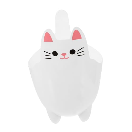 Image of ULTECHNOVO Cute Cat-Shaped Trash Can for Desk Portable Desktop Garbage Bin Lightweight Wastebasket for Home Office and Bedroom for Small Items and Waste