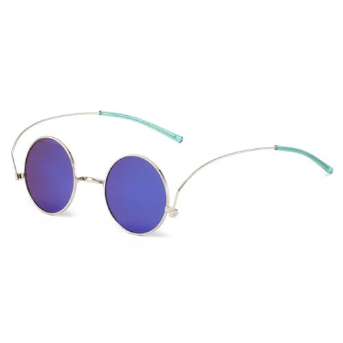 Lunettes de soleil protection UV400 avec branches flexibles rondes