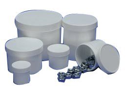 BayTec 8 oz Polypropylene Wide Mouth Jars,140 Case Pack