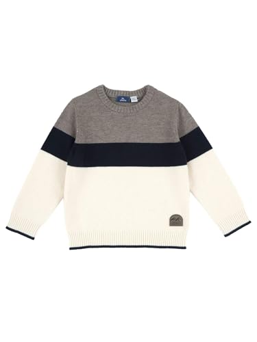 Pull gris Chicco 6 ans en maille douce - Idéal pour protéger votre enfant du froid en automne