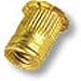 ALS4T-632-130, RIVETNUT, 6-32 (.080-.130 GR) RND Body Splined, LG FLNG HD, Steel, Zinc YLW (100 PK)