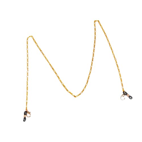 Image of Unisex Specs Holder Hook & Loop Anit Slip Eyewear Lanyard Metal Strap Chain