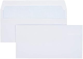 Amazon Basics C4 Self-Seal Envelopes, White, 90 GSM, 250 Pack