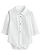 NEXT Baby-Latzhose und Bodysuit aus Baumwollgewebe Grey/White 6 Monate
