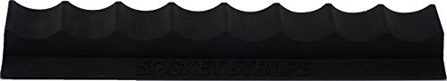 Socket Straps Magnetic Tool Holders for Sockets, Wrenches, Pliers, and More (Large, Black)
