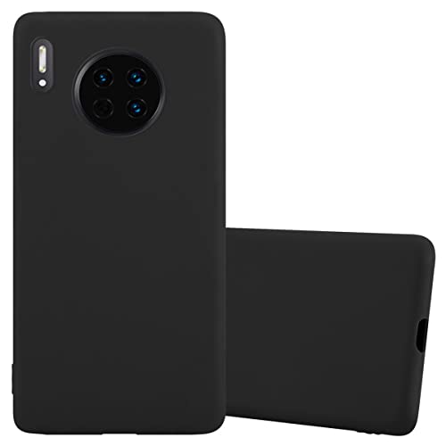 Cadorabo Funda para Huawei Mate 30 en Candy Negro - Cubierta Proteccíon de Silicona TPU Delgada e Flexible con Antichoque - Gel Case Cover Carcasa Ligera