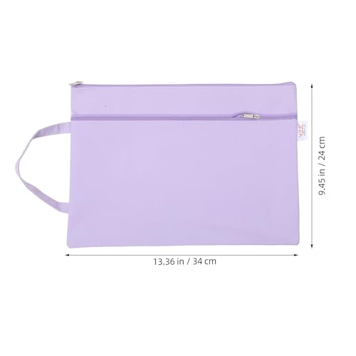 3 Bolsas Cierre A4 Impermeables de Gran Capacidad para Proteger Documentos 2